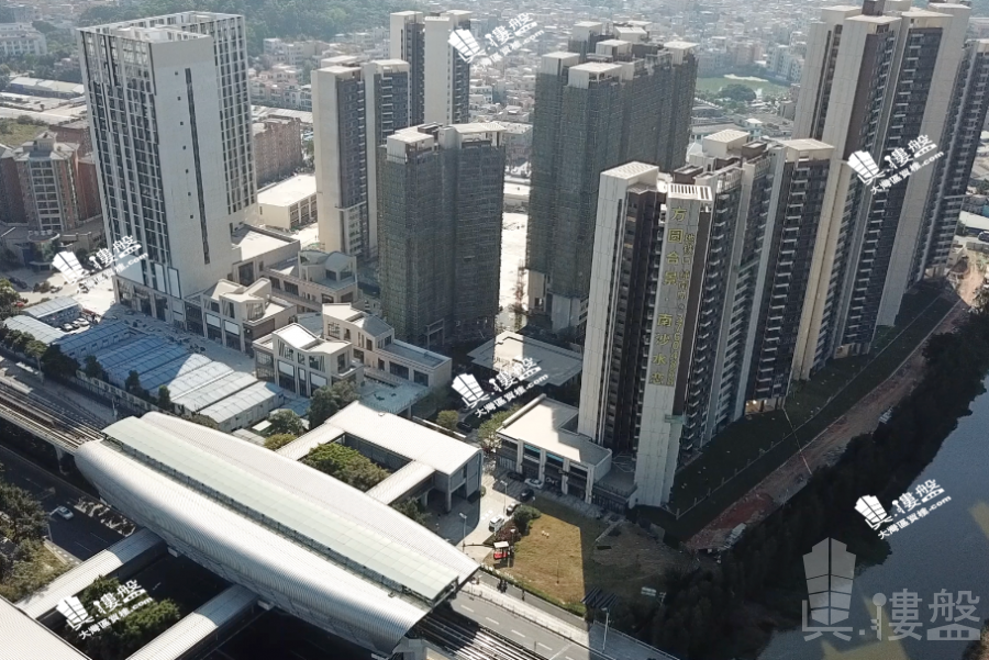南沙水戀-廣州|首期5萬(減)|香港高鐵1小時直達|市區鐵路上蓋 (實景航拍)